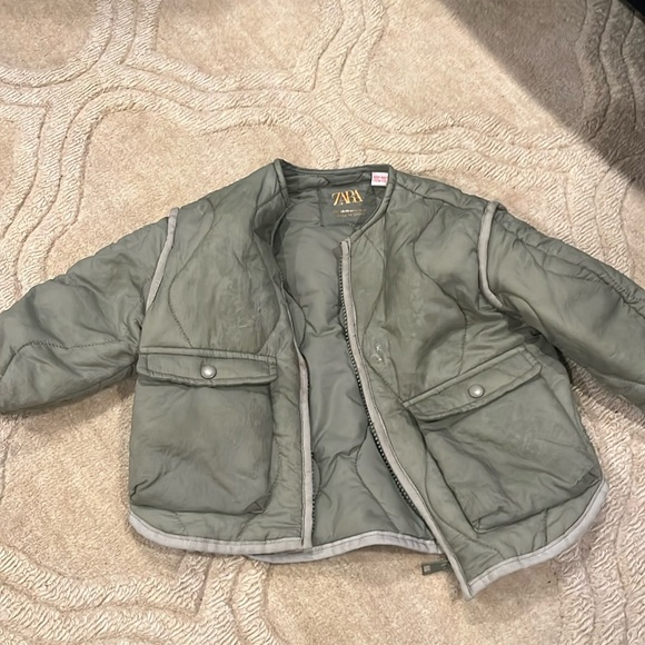 Zara Other - Zara green fall coat